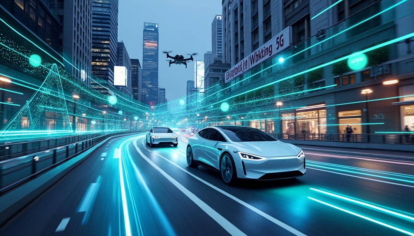 découvrez comment la 5g transforme l'avenir des voitures autonomes connectées, en améliorant la communication entre les véhicules et les infrastructures et en rendant la conduite autonome plus sûre et efficace.