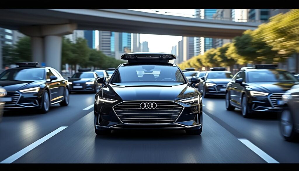 découvrez comment la audi a8 piloted driving révolutionne la conduite en gérant les embouteillages de manière autonome, sans intervention du conducteur, pour une expérience de conduite plus sûre et confortable.