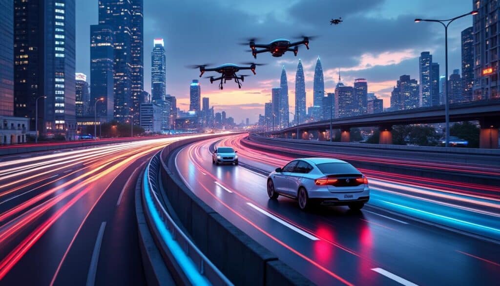 découvrez comment l'informatique quantique révolutionne le routage des flottes autonomes massives pour une optimisation sans précédent de la logistique et des transports.