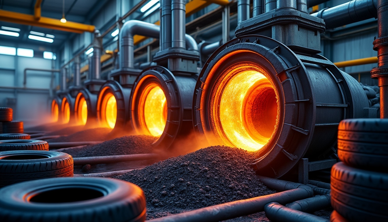 découvrez comment la pyrolyse révolutionne le recyclage des pneus des véhicules de transport en transformant les déchets en ressources utiles de manière écologique et durable.