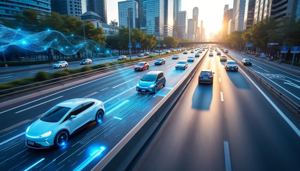 découvrez comment l'analyse de flux améliore la gestion du trafic des véhicules autonomes durant les heures de pointe pour une circulation plus fluide et efficace.