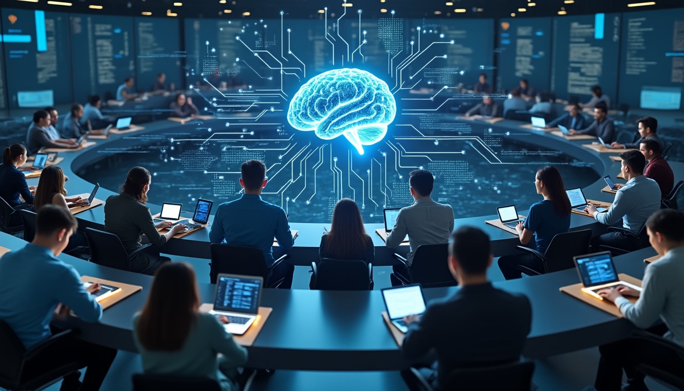 découvrez comment l'apprentissage fédéré permet d'améliorer l'intelligence artificielle tout en protégeant la confidentialité des données des utilisateurs, grâce à un traitement décentralisé.