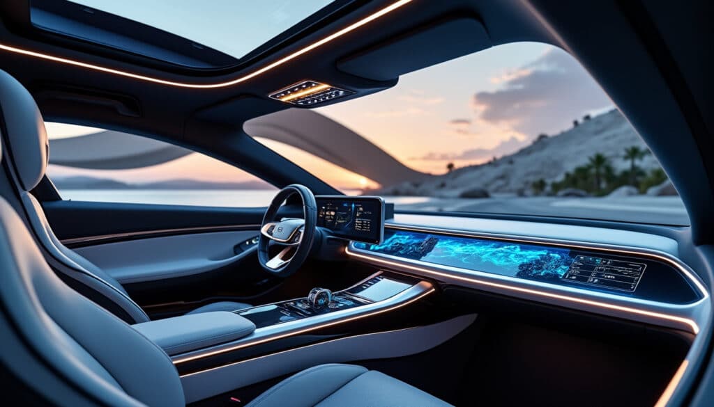 découvrez le faraday future ff91, une voiture innovante offrant un salon mobile ultra-connecté pour une expérience de conduite inédite alliant confort et technologie avancée.