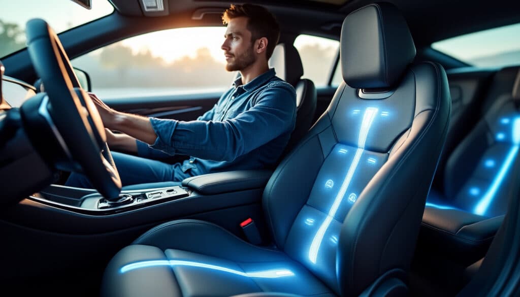 découvrez comment les actionneurs haptiques intégrés au siège améliorent la communication entre le véhicule et le conducteur, offrant une expérience de conduite plus intuitive et sécurisée.